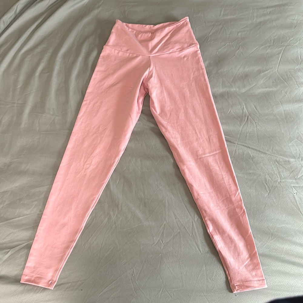 Not Your Average Basic Pink Full Length Leggings